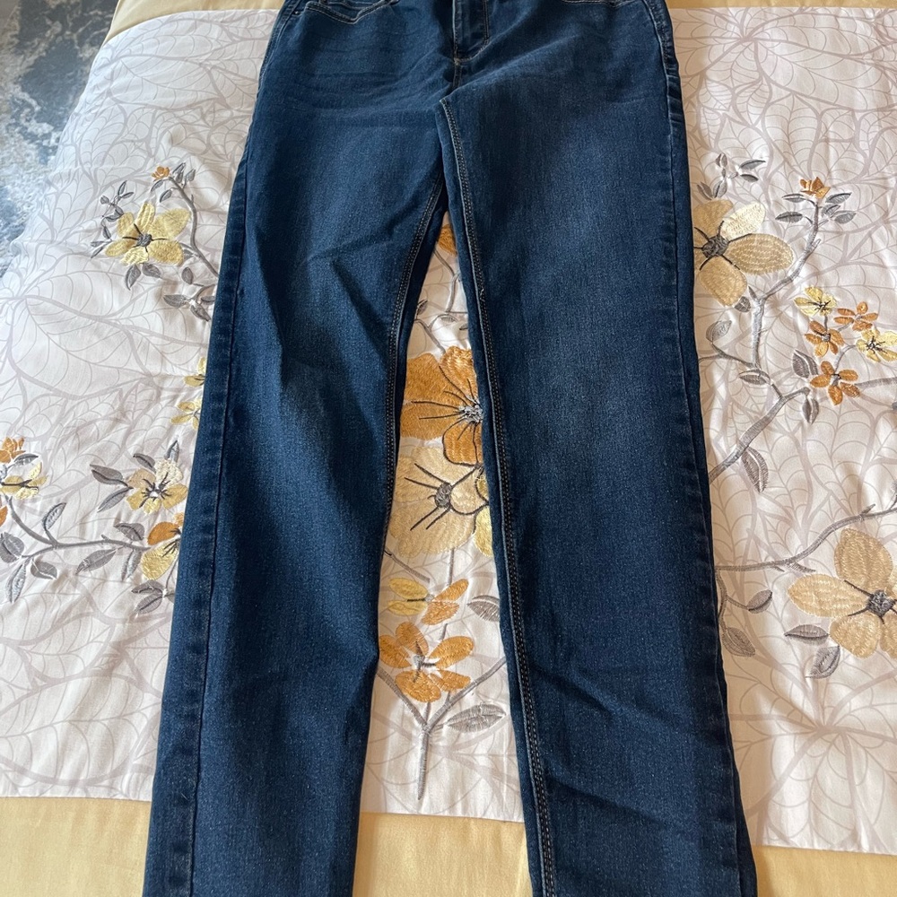 Curve Appeal Dark Blue Women's Stretch Skinny Jeans size 2/26